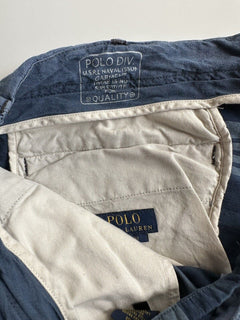 Polo Ralph Lauren Men's Straight Fit Blue Striped Shorts Size 33 US