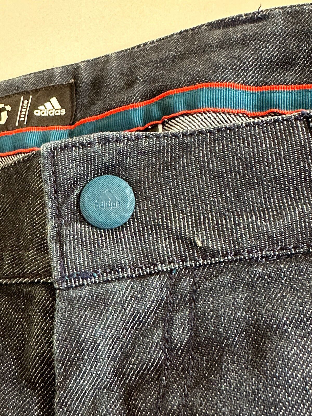 Мужские синие джинсовые шорты Adidas, размер талии 32 дюйма 