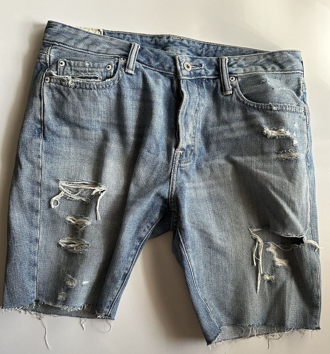 Мужские синие джинсовые шорты Abercrombie &amp; Fitch 32 