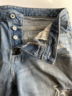 Мужские синие джинсовые шорты Abercrombie &amp; Fitch 32 