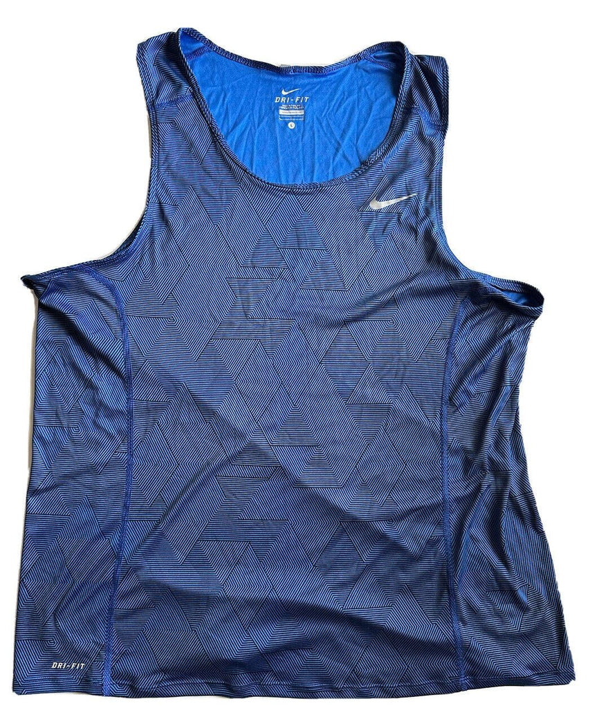 Синяя майка Nike Dri-fit, большая 