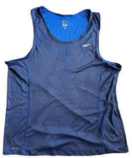 Синяя майка Nike Dri-fit, большая 