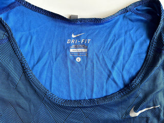 Синяя майка Nike Dri-fit, большая 