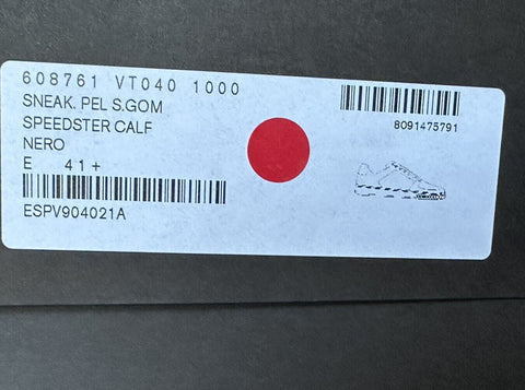 NIB 750 долларов США Bottega Veneta Мужские черные кроссовки Speedster из телячьей кожи 8,5 США 608761 