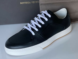 NIB 750 долларов США Bottega Veneta Мужские черные кроссовки Speedster из телячьей кожи 8,5 США 608761 