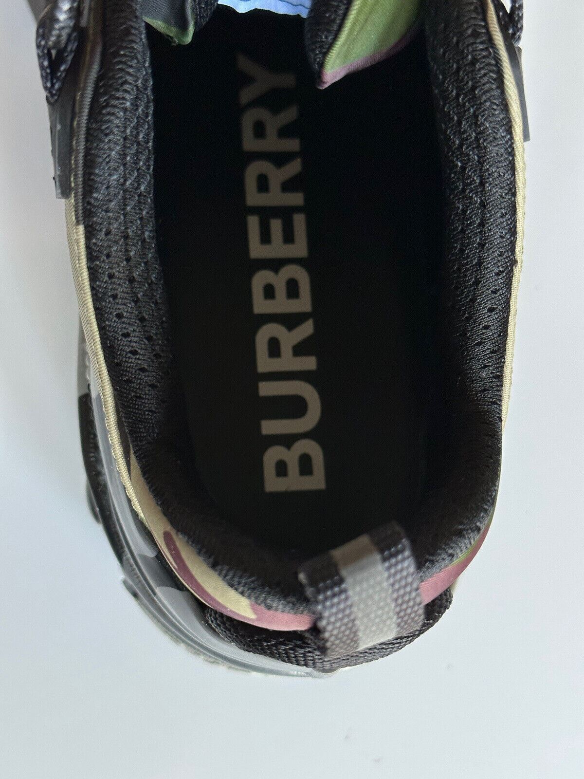 NIB $890 Burberry Men's Arthur Mangrove Green Sneakers 10 US (43 Eu) 8042185 IT