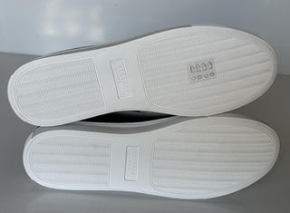 NWT $950 Versace Черные кожаные высокие кеды с логотипом Medusa 13,5 (46,5) 1002782