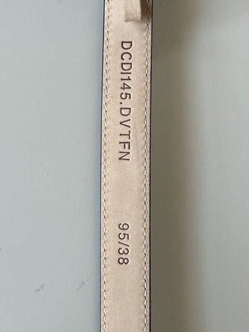 NIB $425 Versace Medusa-Buckle Blue Slim Ledergürtel 95 (38) IT DCDI145 