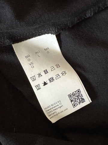 Hugo Boss  Logo Men's Modern Fit Cotton Black Long Sleeve T-shirts L