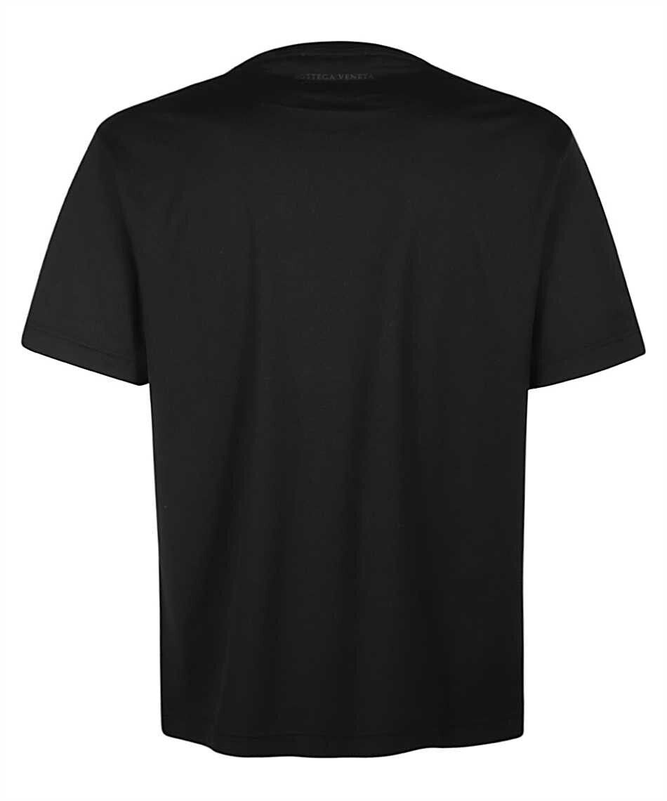 Neu mit Etikett: 440 $ Bottega Veneta Herren-T-Shirt aus schwarzem Jersey mit Tasche M (48 Euro) IT 595835