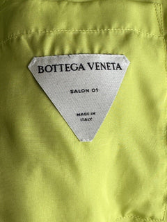 NWT 1650 долларов США Bottega Veneta Рубашка с принтом Parachute Seagrass M (50 евро) IT 661531