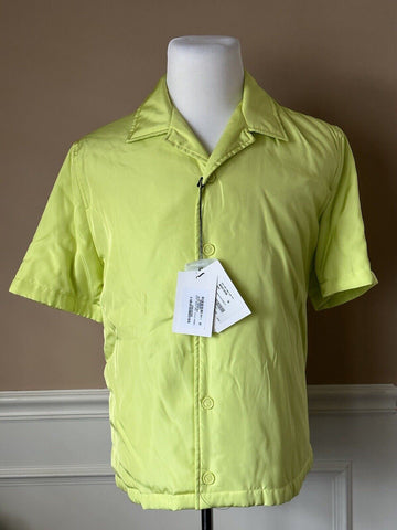 NWT 1650 долларов США Bottega Veneta Рубашка с принтом Parachute Seagrass L (52 евро) IT 661531