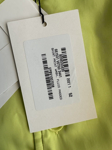 NWT 1650 долларов США Bottega Veneta Рубашка с принтом Parachute Seagrass L (52 евро) IT 661531