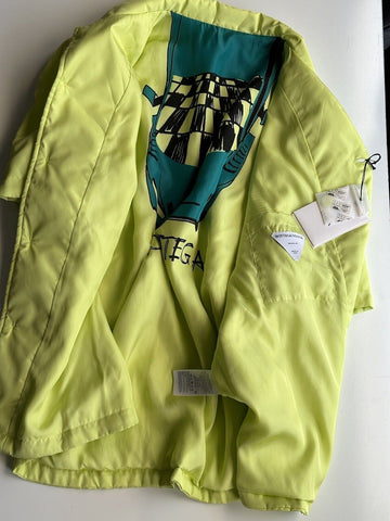 NWT 1650 долларов США Bottega Veneta Рубашка с принтом Parachute Seagrass L (52 евро) IT 661531