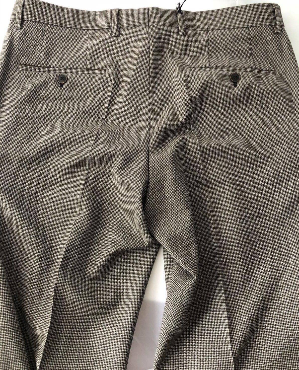Мужские коричневые классические брюки Boss Hugo Boss Giro2, размер 34, шерсть США, 245 долларов США 