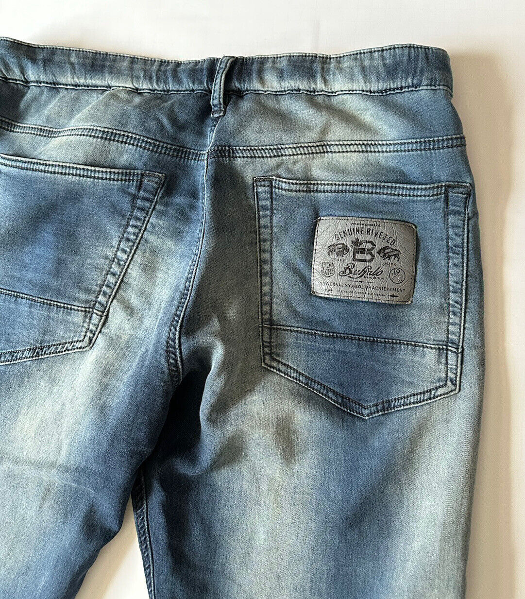 Buffalo by David Bitton Men's Blue Casual Pants 33/32 (36" Measured)