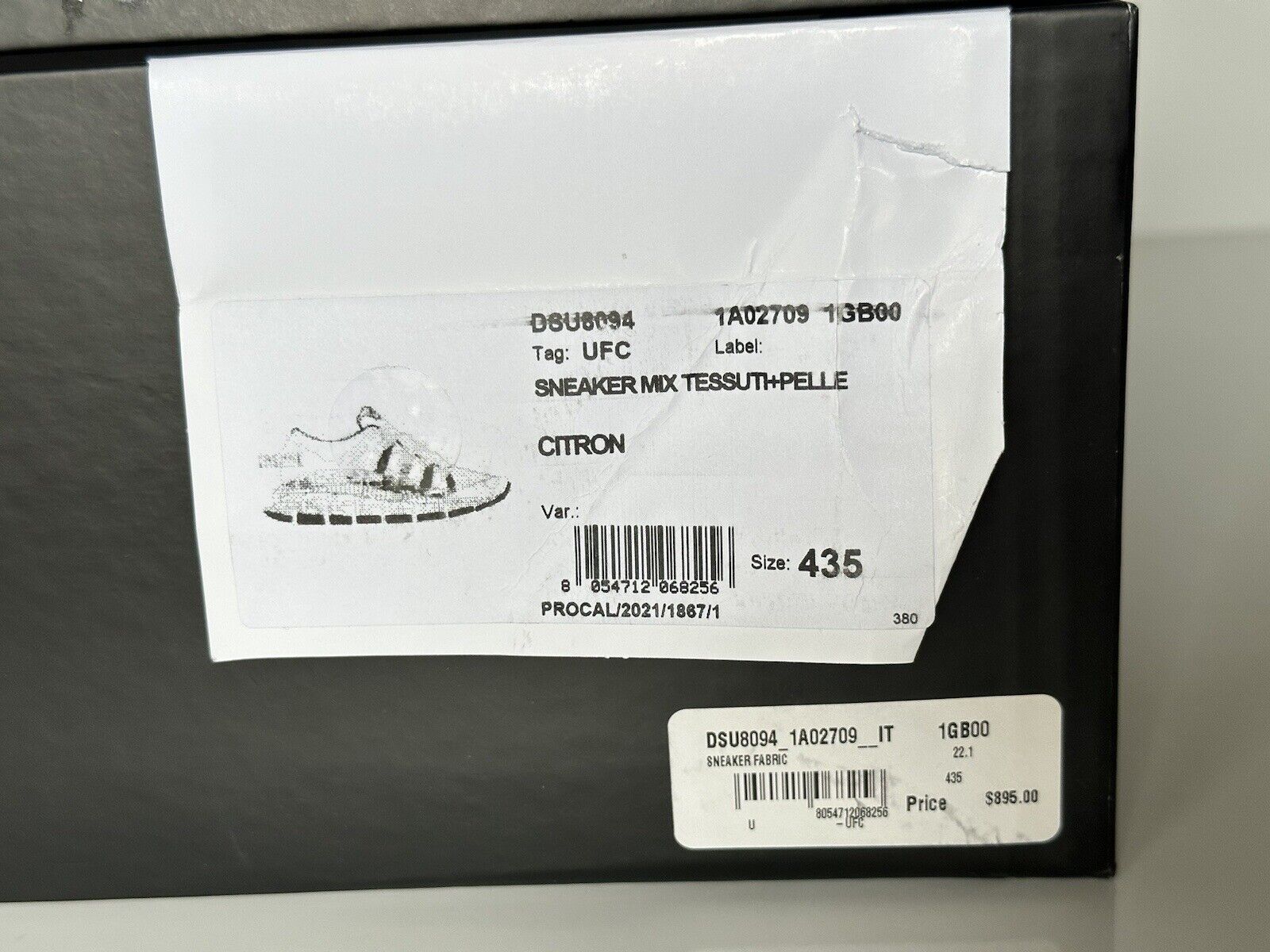 Кроссовки Versace Trigreca Chain Reaction Citron 10,5 (43,5) IT DSU8094 