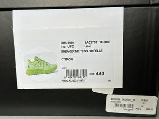 NIB $895 Кроссовки Versace Trigreca Chain Reaction Citron 11 US (44) IT DSU8094 