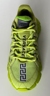 NIB $895 Versace Trigreca Chain Reaction Sneakers Citron 11,5 (44,5) IT DSU8094 