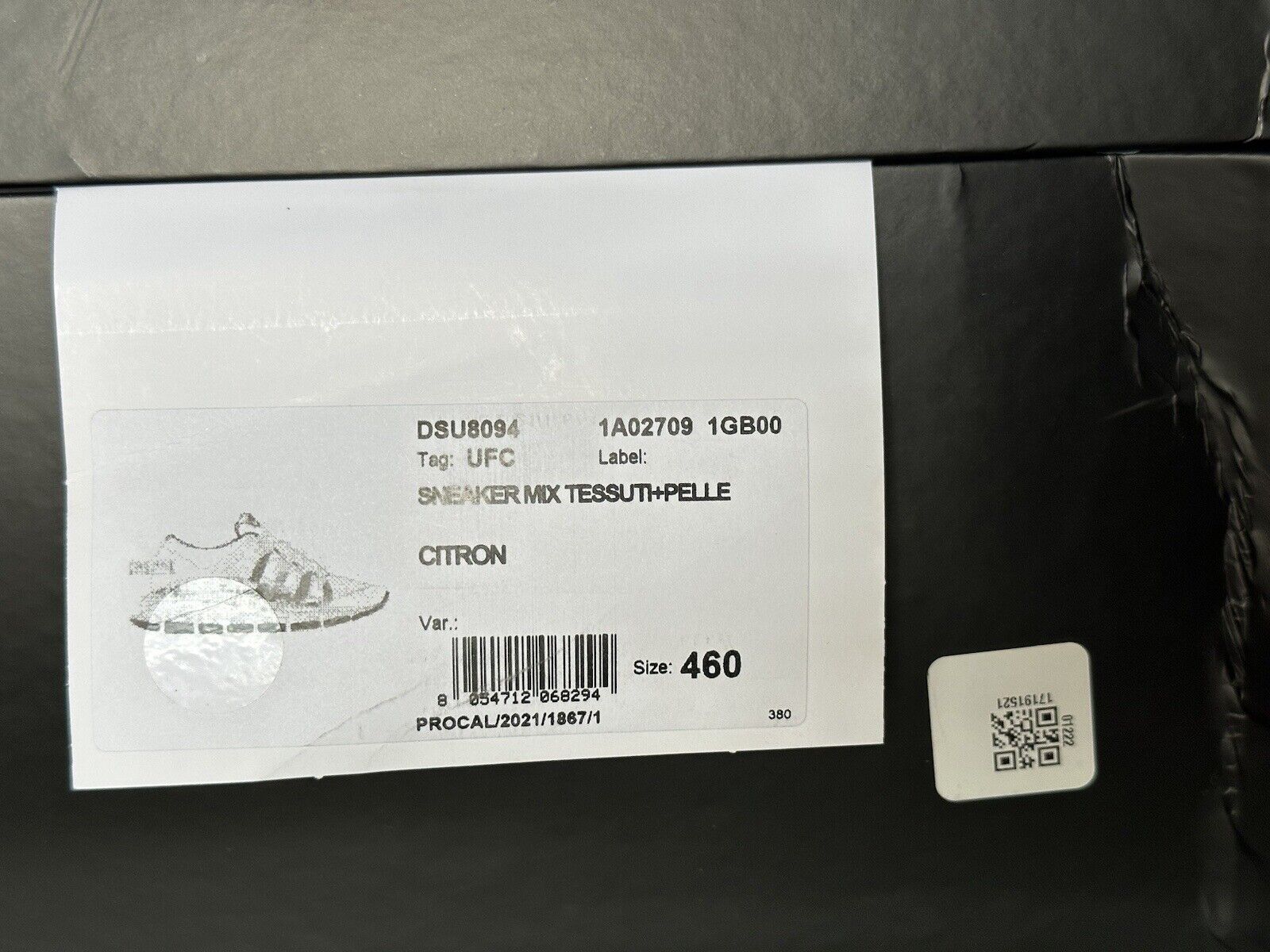 NIB $895 Versace Trigreca Chain Reaction Sneakers Citron 13 (46) IT DSU8094