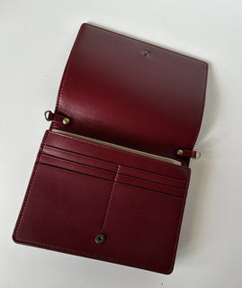 NWT $1150 Мини-сумка через плечо Bottega Veneta Leathers Intrecciato Красная 508752 IT 