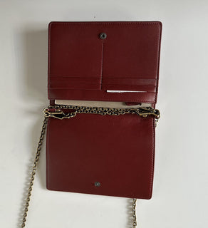 NWT $1150 Мини-сумка через плечо Bottega Veneta Leathers Intrecciato Красная 508752 IT 