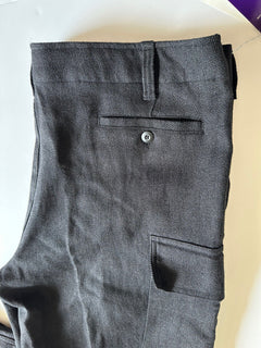 NWT $595 Ralph Lauren Purple Label Повседневные брюки с карманами Черные 38/32 Сделано в Италии 