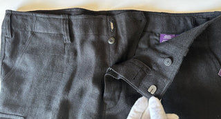 NWT $595 Ralph Lauren Purple Label Повседневные брюки с карманами Черные 38/32 Сделано в Италии 