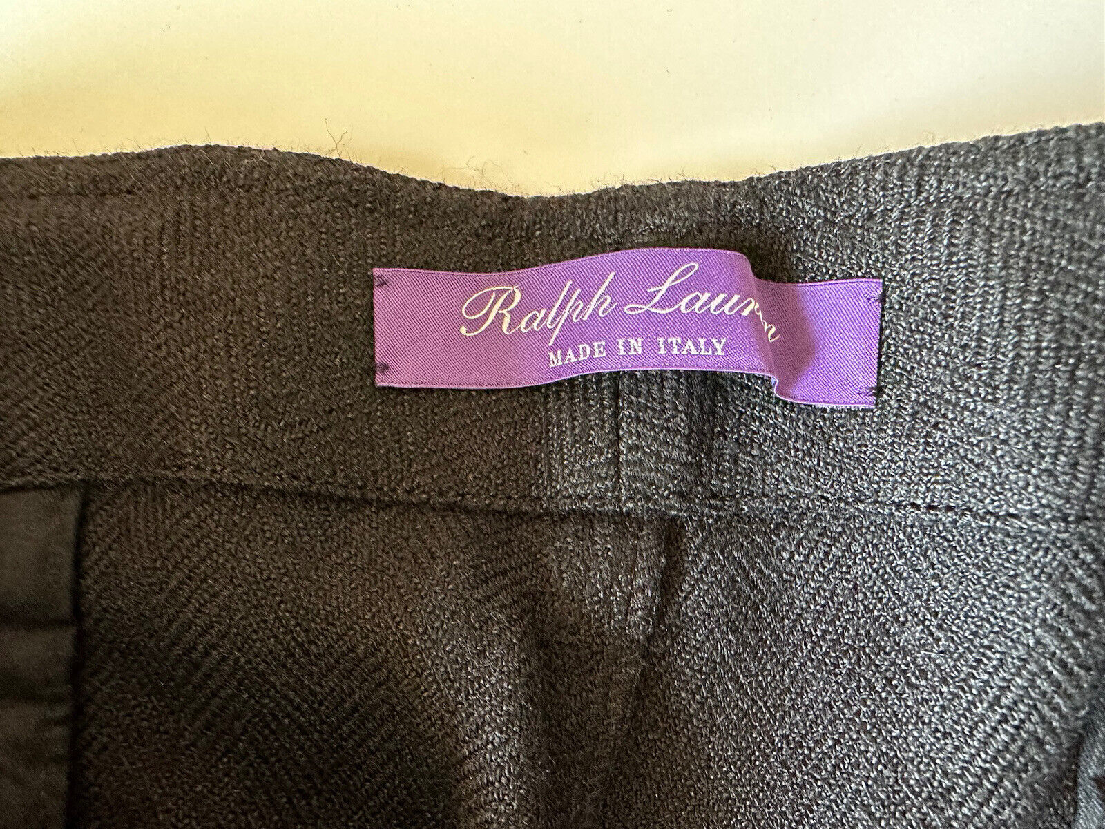 NWT $595 Ralph Lauren Purple Label Casual Pocket Pants Black 38/32 Made in Italy