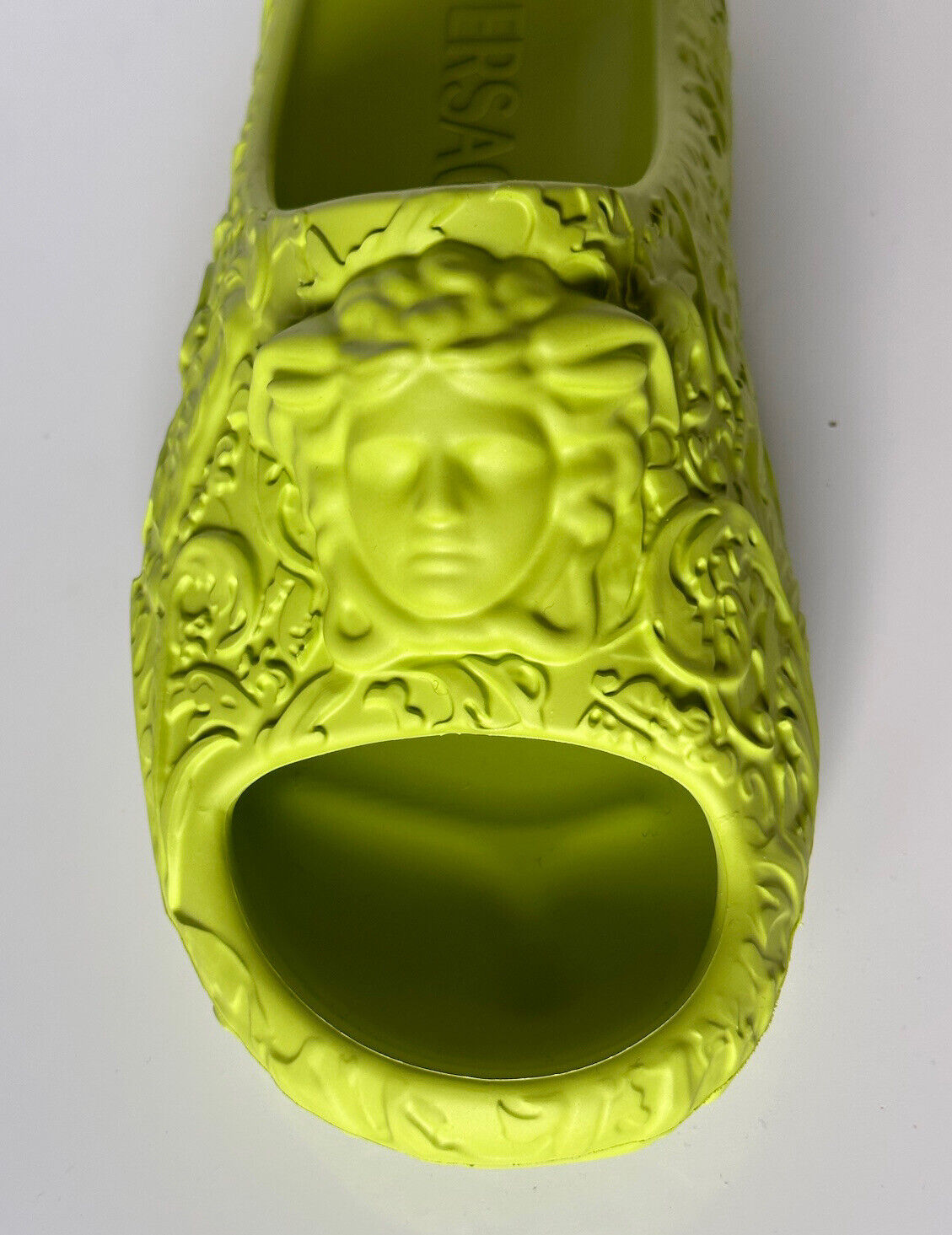 NIB $525 Versace Medusa Head Slides Pool Sandals Green 10 US (43 Eu) 1005746 IT