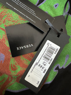 NWT $450 Versace Medusa Printed Black Mitchel Fit Jersey T-Shirt L 1003916