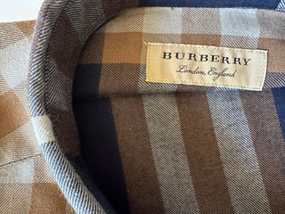 Мужская хлопковая рубашка на пуговицах Burberry Richard, размер 2XL, 390 долларов (NWT) 8994883