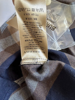 Мужская хлопковая рубашка на пуговицах Burberry Richard, размер 2XL, 390 долларов (NWT) 8994883