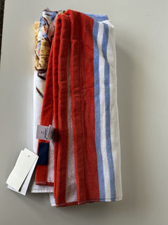 Пляжное полотенце Polo Bear от Ralph Lauren Bear, белое/синее, 35x66 