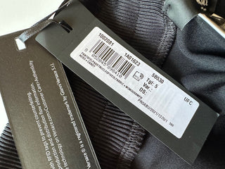 NWT $625 Versace Женские черные брюки-джоггеры с принтом Greca, размер 5, Италия 1002081 
