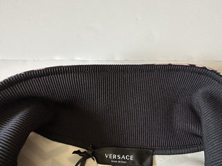 NWT $925 Женская куртка-джоггер с принтом Versace Greca, черная, размер 2 1002080 Италия 
