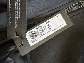 NWT $925 Женская куртка-джоггер с принтом Versace Greca, черная, размер 4 1002080 Италия 