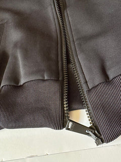 NWT $925 Женская куртка-джоггер с принтом Versace Greca, черная, размер 4 1002080 Италия 