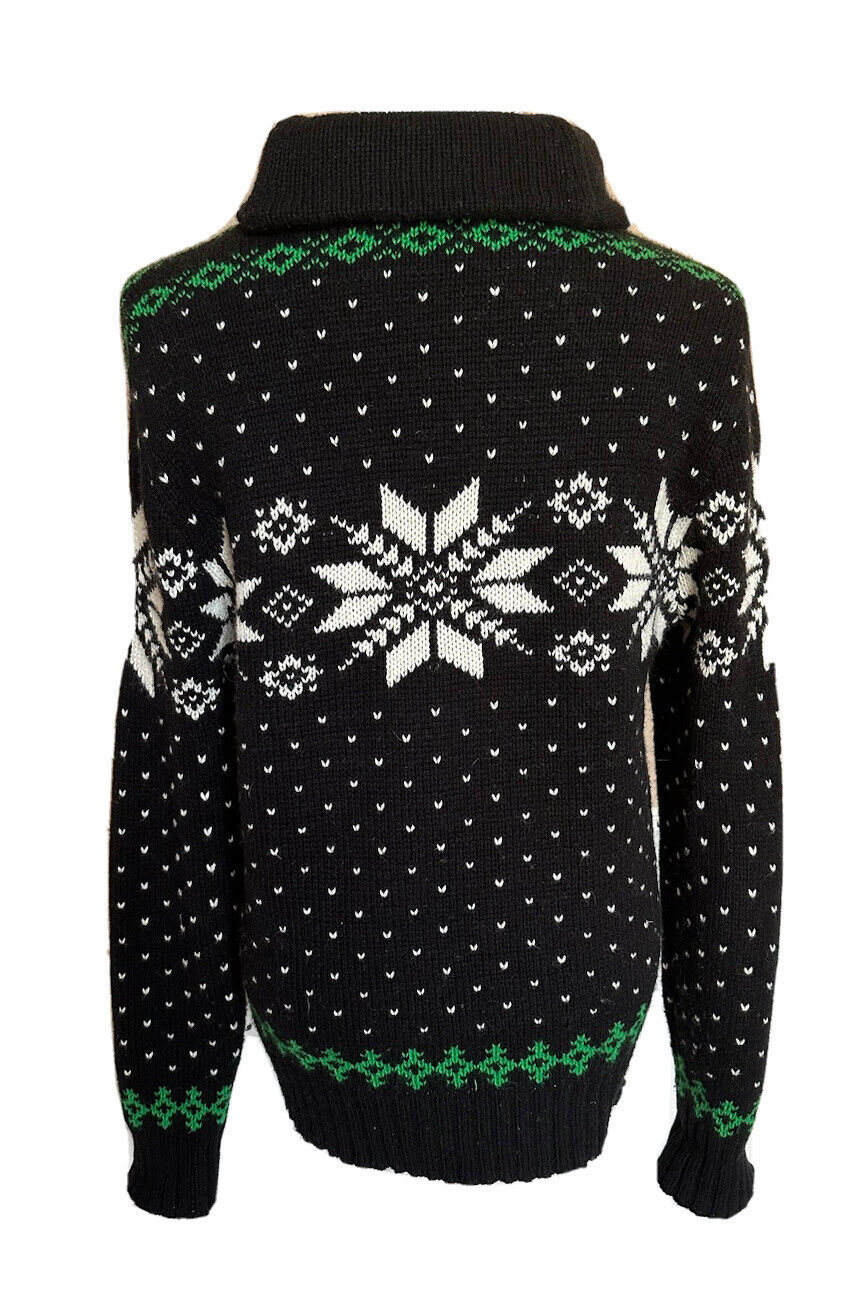 Мужской вязаный свитер из хлопка и кашемира Polo Ralph Lauren, черный, средний 