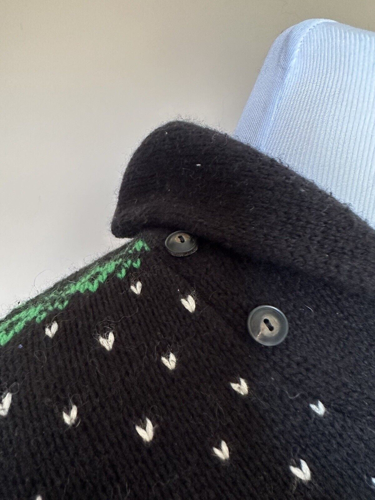 Polo Ralph Lauren Men's Knit  Cotton/Cashmere Sweater Black Medium