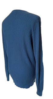 Мужской синий хлопковый свитер Emporio Armani 2XL 