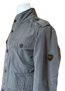 Дождевик Boss Hugo Boss Black Label, серый, размер 38R, США