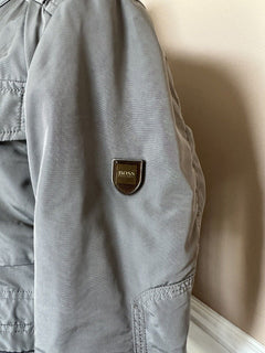 Дождевик Boss Hugo Boss Black Label, серый, размер 38R, США