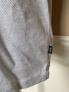 Boss Hugo Boss Black Label Whit/Blue Kurzarm-Poloshirt L (passt wie SM)