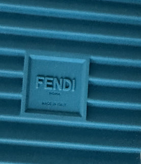 NIB Мужские резиновые шлепанцы Fendi FF, 460 долларов США, Cyber ​​Blue 13 US/12 UK Италия 7X1377 