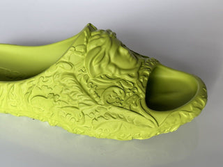 NIB Сандалии для бассейна Versace Medusa Head Slides Green 11 US (44 EU) 1005746 IT 