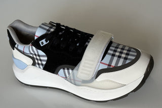 Мужские кроссовки Burberry Ramsey Pale Blue за 790 долларов США 12 США (45 евро) 8051415 IT 