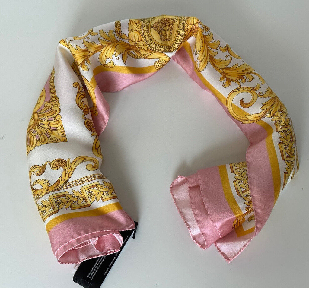 Versace silk outlet scarf authentic