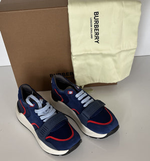 NIB Burberry Ramsey Мужские синие кроссовки Oceanic 8 US (41 EU) 8045534 Италия 