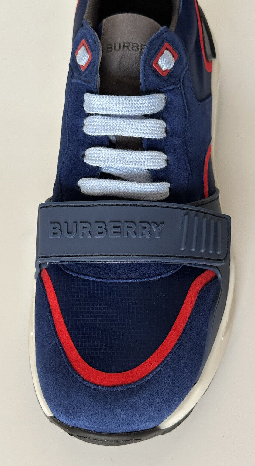 NIB Burberry Ramsey Oceanic Blue Sneakers für Herren 8 US (41 Eu) 8045534 Italien 